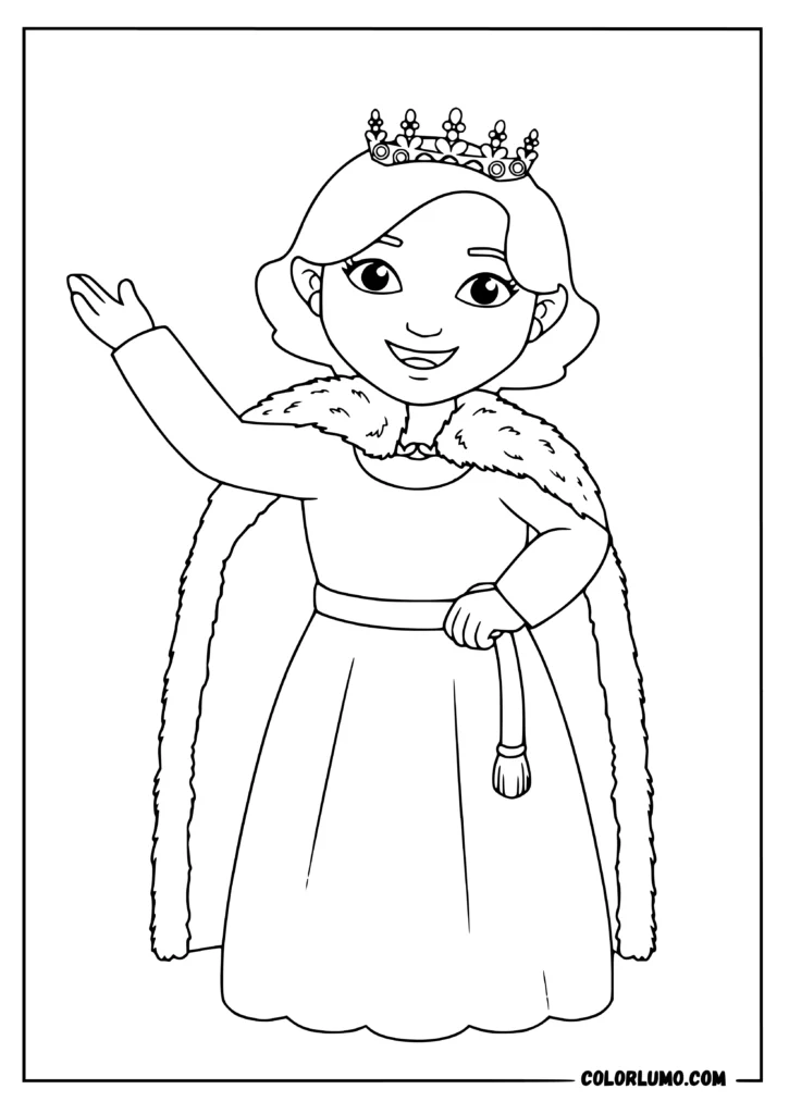 Queen Sara Saturday coloring pages from daniel tiger neighborhood