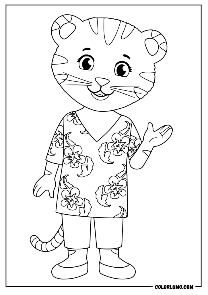 daniel tiger mom coloring pages